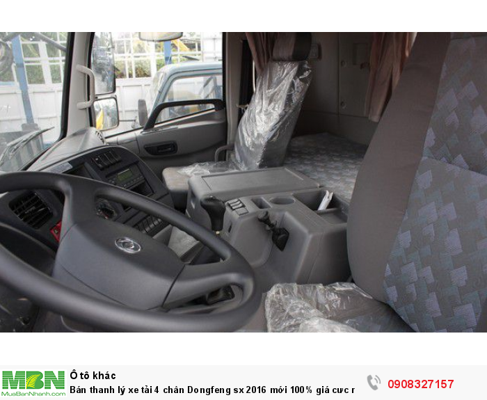 Bán thanh lý xe tải 4 chân Dongfeng sx 2016 mới 100% giá cưc rẽ.