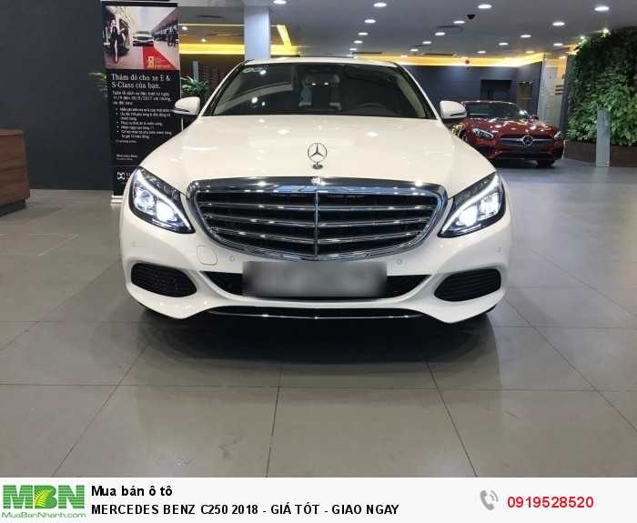 Mercedes Benz C250 Trắng 2018 - Giá tốt - Giao Ngay