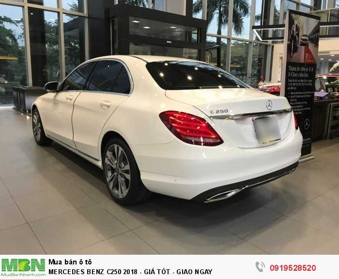 Mercedes Benz C250 Trắng 2018 - Giá tốt - Giao Ngay