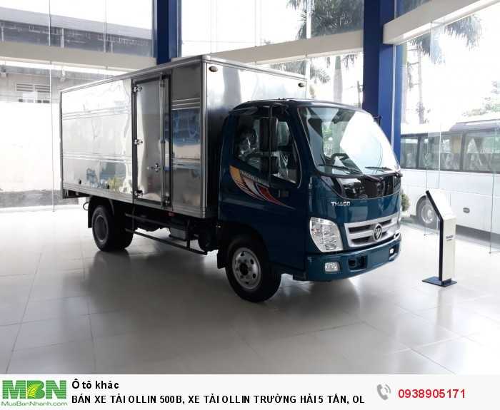 Bán Xe Tải Ollin 500b, Xe Tải Ollin Trường Hải 5 Tấn, Ollin 500b Tải Trọng 5 Tấn Thùng Kín/ Thùng Mui Bạc