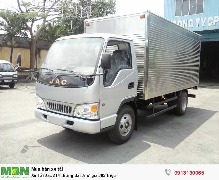Xe Tải Jac 2T4 thùng dài 3m7
