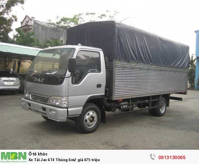 Xe Tải Jac 6T4 Thùng 6m2 giá 475 triệu