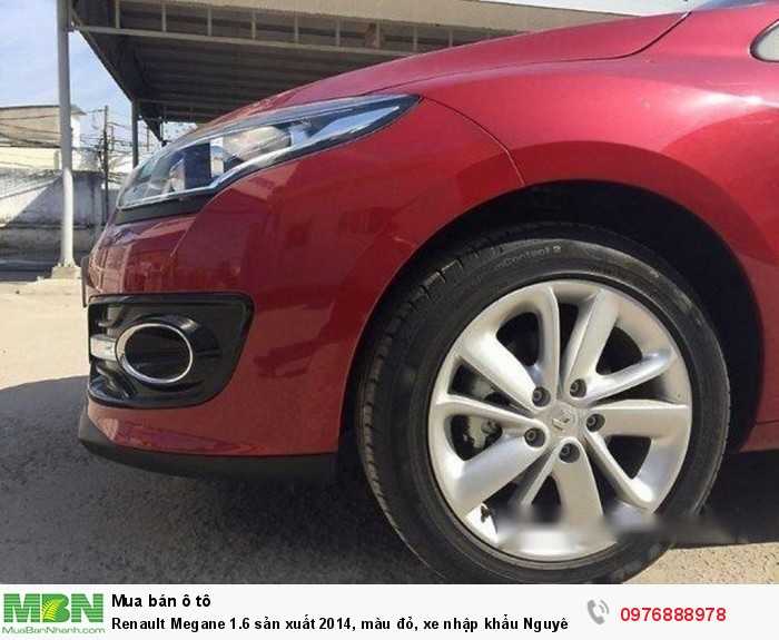 Renault Megane 1.6 sản xuất 2014, màu đỏ, xe nhập khẩu Nguyên chiếc