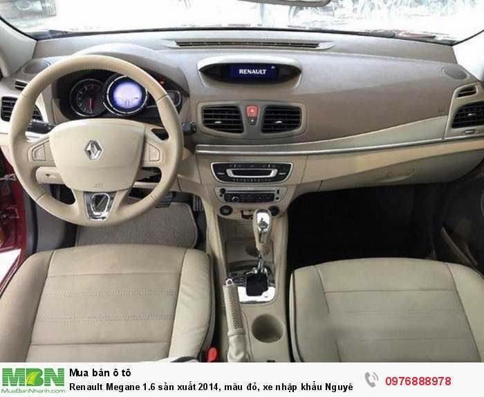 Renault Megane 1.6 sản xuất 2014, màu đỏ, xe nhập khẩu Nguyên chiếc