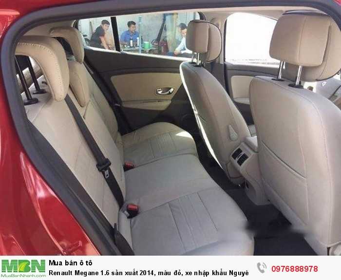 Renault Megane 1.6 sản xuất 2014, màu đỏ, xe nhập khẩu Nguyên chiếc