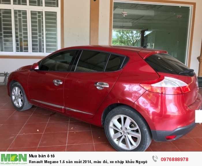 Renault Megane 1.6 sản xuất 2014, màu đỏ, xe nhập khẩu Nguyên chiếc