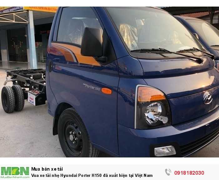 Vua xe tải nhẹ Hyundai Porter H150 đã xuất hiện tại Việt Nam