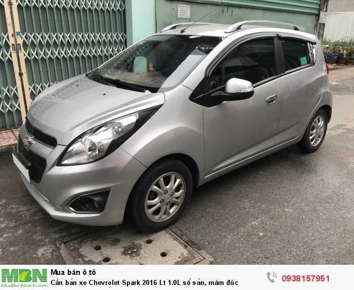 Cần bán xe Chevrolet Spark 2016 Lt 1.0L số sàn, mâm đúc