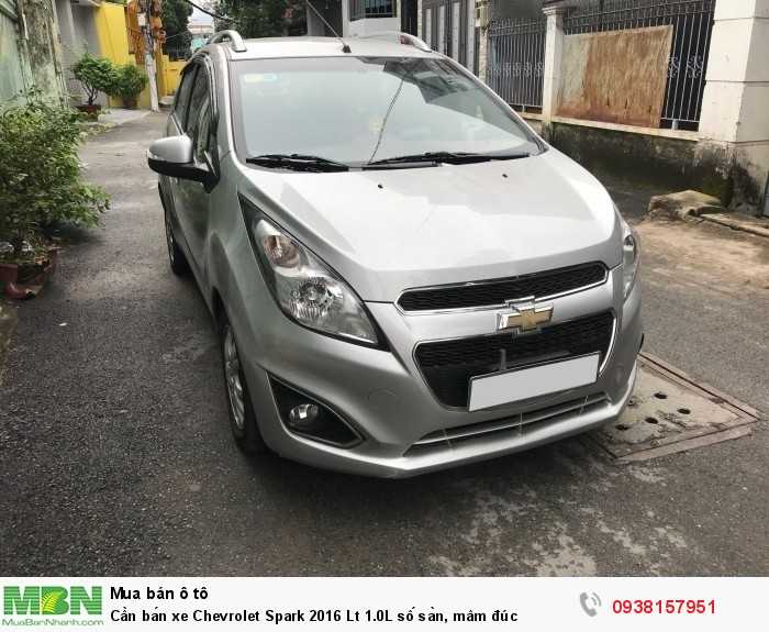 Cần bán xe Chevrolet Spark 2016 Lt 1.0L số sàn, mâm đúc
