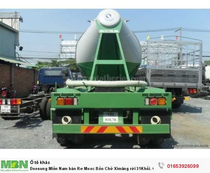 Doosung Miền Nam bán Rơ Mooc Bồn Chở Ximăng rời 31Khối. Giá 635TR