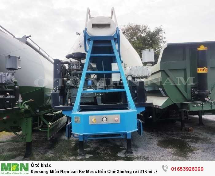 Doosung Miền Nam bán Rơ Mooc Bồn Chở Ximăng rời 31Khối. Giá 635TR