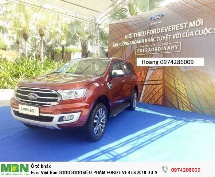 Ford everes 2018 đủ màu nhận ký chờ