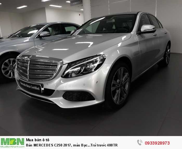 Bán MERCEDES C250 2017, màu Bạc...2018 như mới