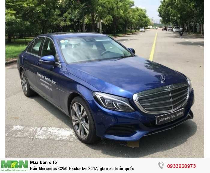Bán Mercedes C250 Exclusive 2017, giao xe toàn quốc