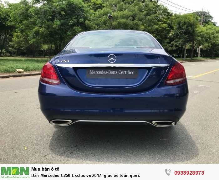 Bán Mercedes C250 Exclusive 2017, giao xe toàn quốc