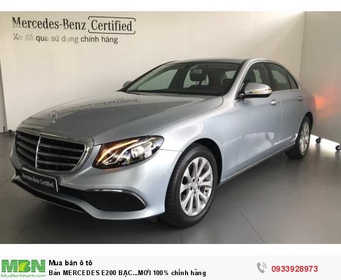 Bán MERCEDES E200 Silver..qua sử dụng chính hãng