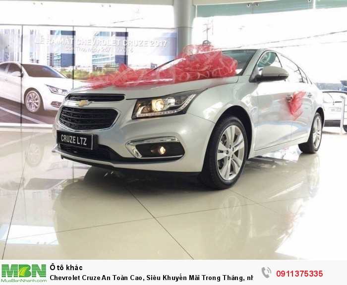 Chevrolet Cruze An Toàn Cao, Siêu Khuyến Mãi Trong Tháng, nhận xe ngay