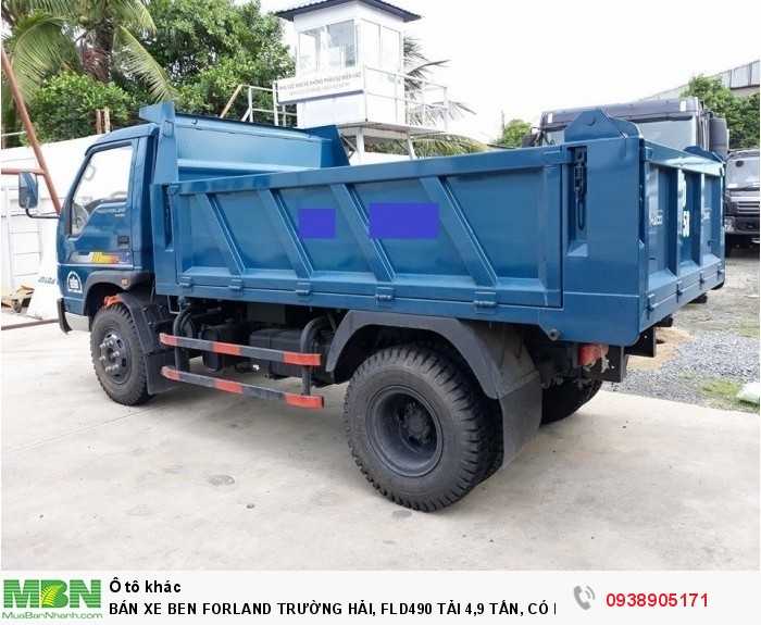 Bán Xe Ben Forland Trường Hải, Fld490 Tải 4,9 Tấn, Có Hỗ Trợ Trả Góp Khi Mua Xe Ben