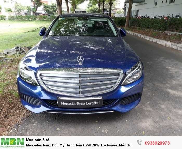 Mercedes-benz Phú Mỹ Hưng bán C250 2017 Exclusive..Mới chính hãng