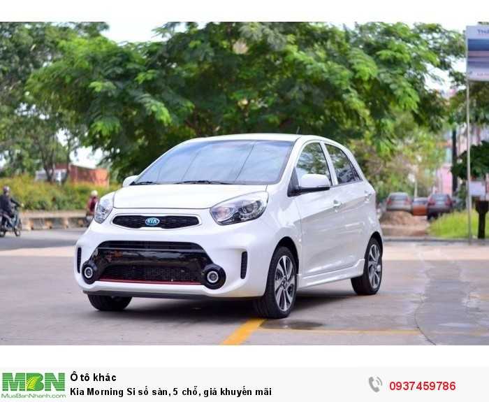 Kia Morning Si số sàn, 5 chỗ, giá khuyến mãi