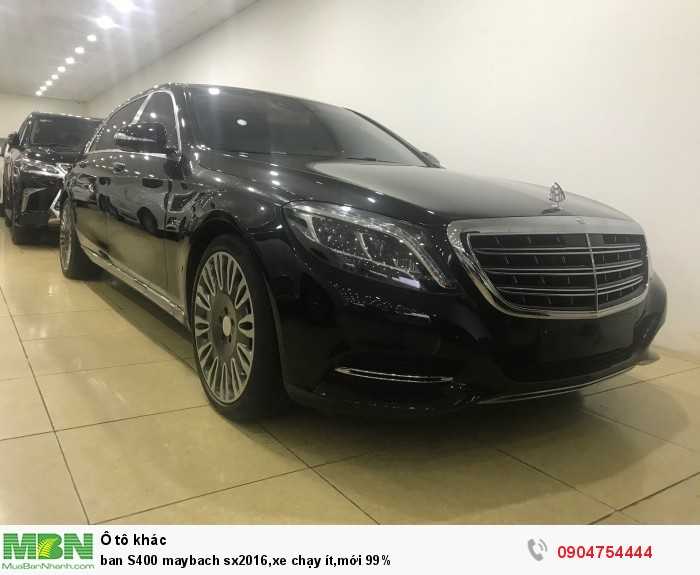 Bán S400 Maybach sx2016,xe chạy ít,mới 99%