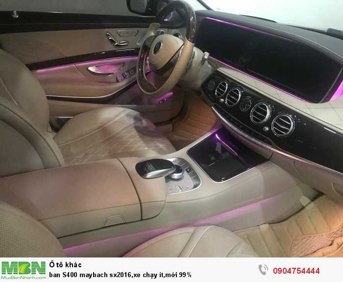 Bán S400 Maybach sx2016,xe chạy ít,mới 99%