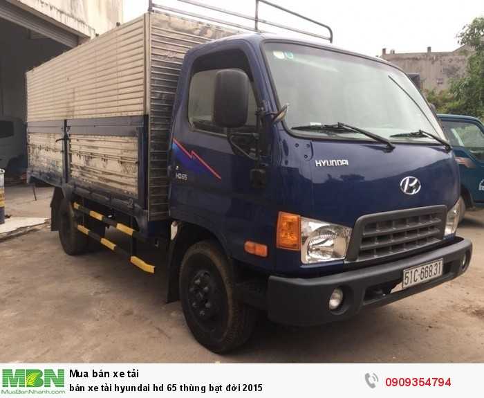 Bán xe tải Hyundai HD 65 thùng bạt đời 2015
