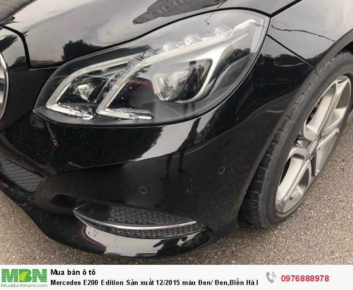 Mercedes E200 Edition Sản xuất 12/2015 màu Đen/ Đen,Biển Hà Nộ