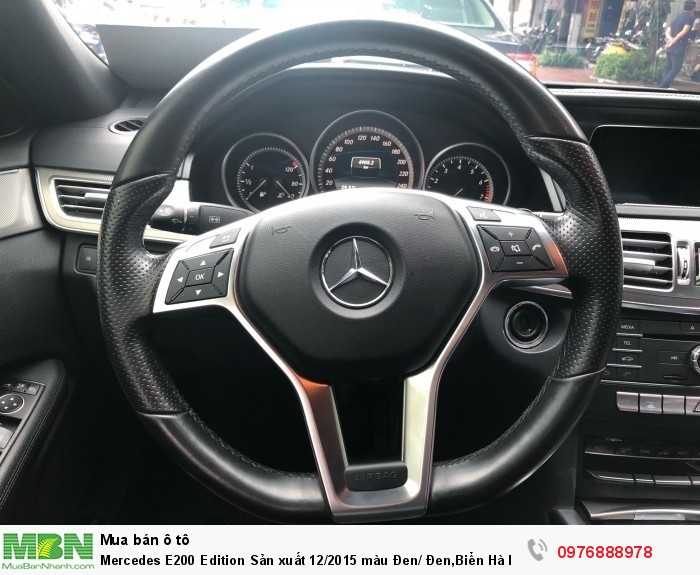 Mercedes E200 Edition Sản xuất 12/2015 màu Đen/ Đen,Biển Hà Nộ