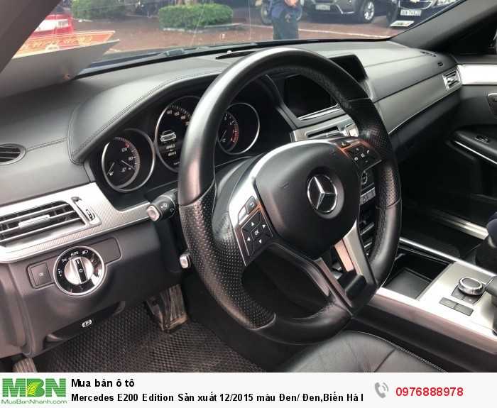 Mercedes E200 Edition Sản xuất 12/2015 màu Đen/ Đen,Biển Hà Nộ