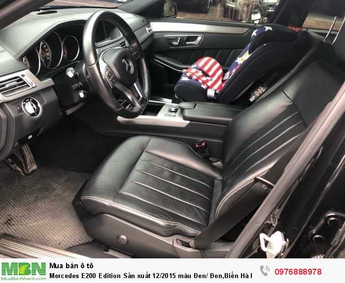 Mercedes E200 Edition Sản xuất 12/2015 màu Đen/ Đen,Biển Hà Nộ