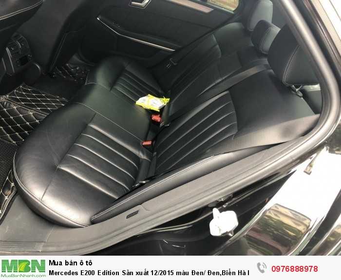 Mercedes E200 Edition Sản xuất 12/2015 màu Đen/ Đen,Biển Hà Nộ
