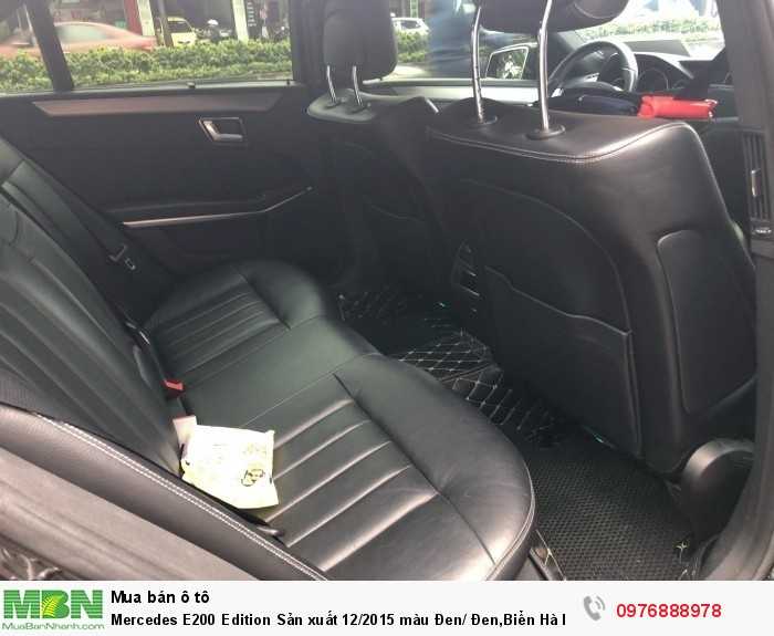 Mercedes E200 Edition Sản xuất 12/2015 màu Đen/ Đen,Biển Hà Nộ