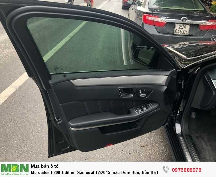 Mercedes E200 Edition Sản xuất 12/2015 màu Đen/ Đen,Biển Hà Nộ