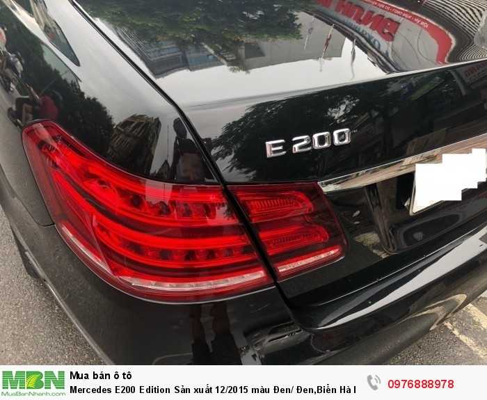 Mercedes E200 Edition Sản xuất 12/2015 màu Đen/ Đen,Biển Hà Nộ