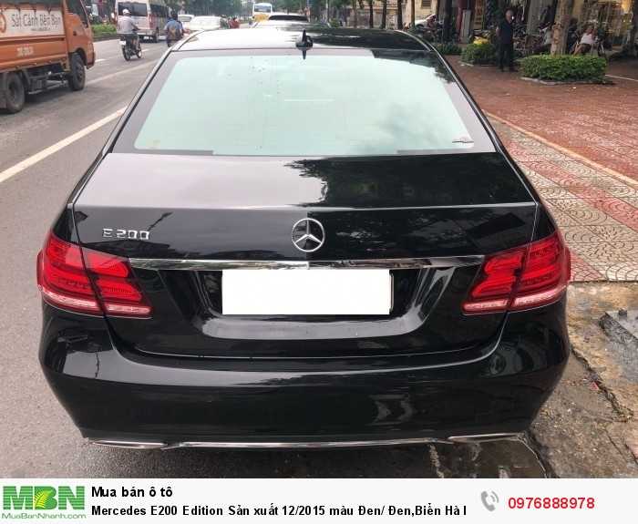 Mercedes E200 Edition Sản xuất 12/2015 màu Đen/ Đen,Biển Hà Nộ