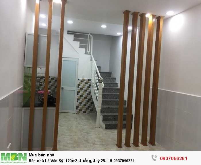 Bán nhà Lê Văn Sỹ, 120m2, 4 tầng