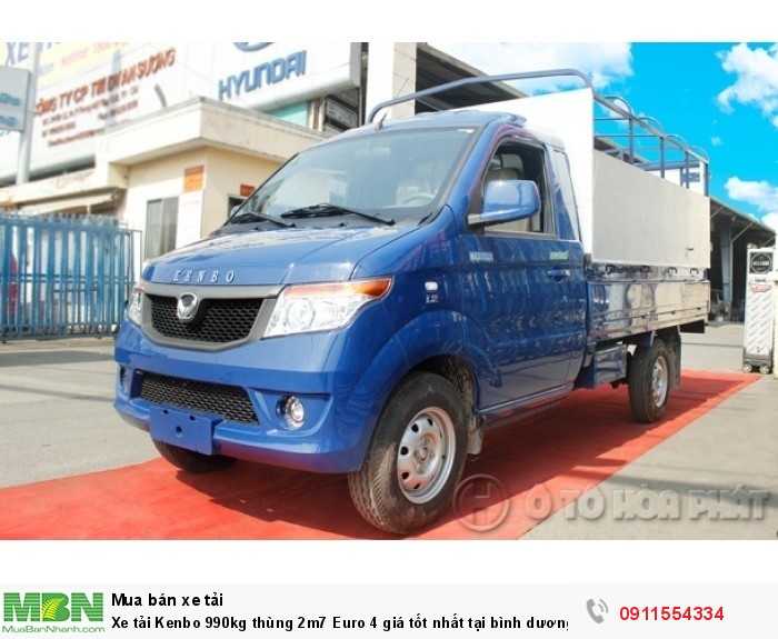 Xe tải Kenbo 990kg thùng 2m7 Euro 4 giá tốt nhất tại bình dương