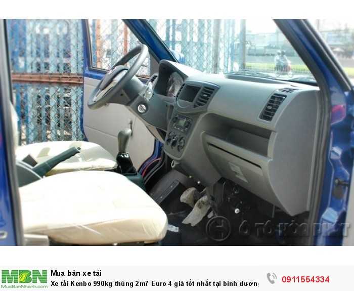 Xe tải Kenbo 990kg thùng 2m7 Euro 4 giá tốt nhất tại bình dương