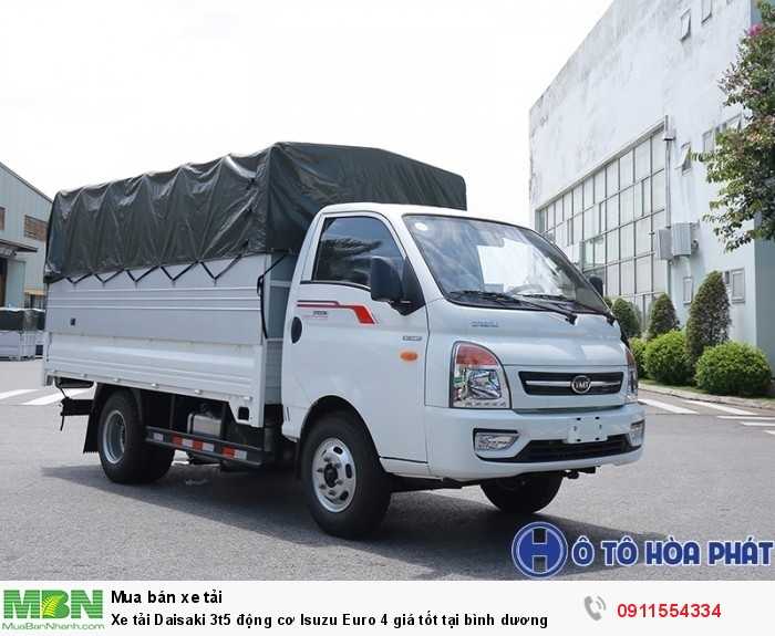 Xe tải Daisaki 3t5  động cơ Isuzu Euro 4 giá tốt tại bình dương