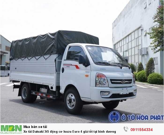 Xe tải Daisaki 3t5  động cơ Isuzu Euro 4 giá tốt tại bình dương