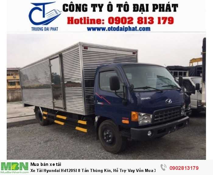 Xe Tải Hyundai Hd120Sl 8 Tấn Thùng Kín, Hỗ Trợ Vay Vốn Mua Xe Trả Góp 80%