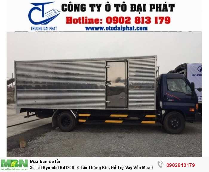 Xe Tải Hyundai Hd120Sl 8 Tấn Thùng Kín, Hỗ Trợ Vay Vốn Mua Xe Trả Góp 80%