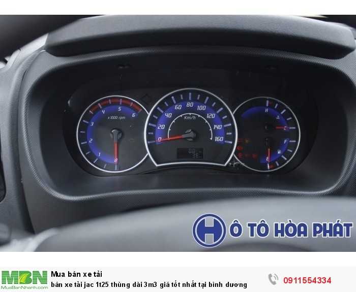 Bán xe tải Jac 1t25 thùng dài 3m3 giá tốt nhất tại Bình Dương