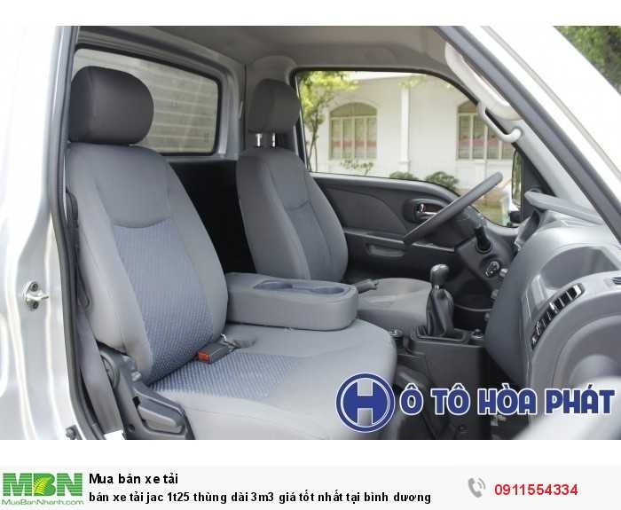Bán xe tải Jac 1t25 thùng dài 3m3 giá tốt nhất tại Bình Dương