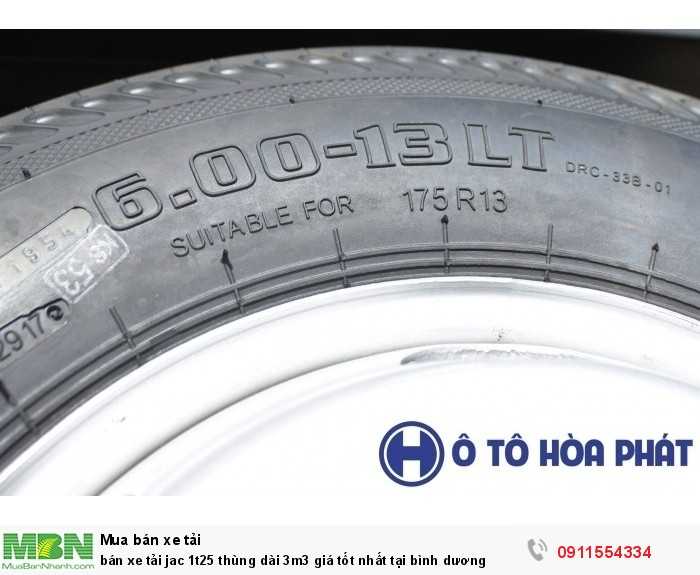 Bán xe tải Jac 1t25 thùng dài 3m3 giá tốt nhất tại Bình Dương