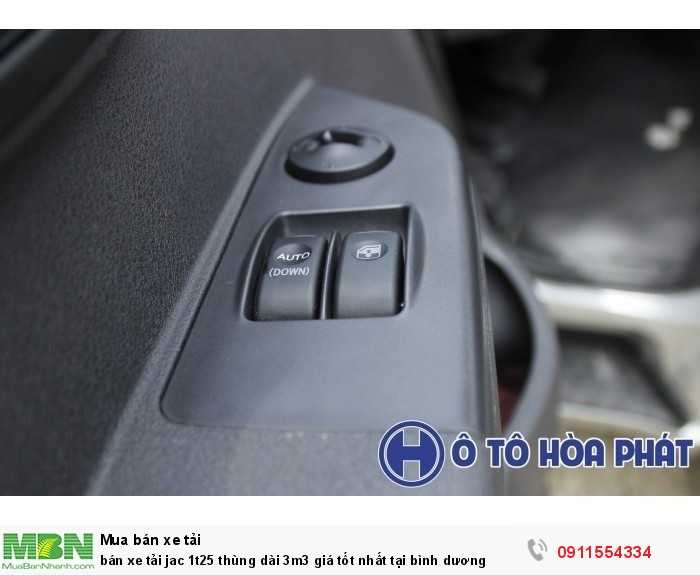 Bán xe tải Jac 1t25 thùng dài 3m3 giá tốt nhất tại Bình Dương