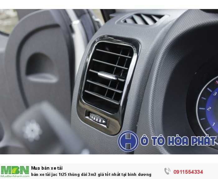 Bán xe tải Jac 1t25 thùng dài 3m3 giá tốt nhất tại Bình Dương