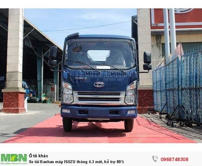 Xe tải Daehan máy ISUZU thùng 4.3 mét, hỗ trợ 80%
