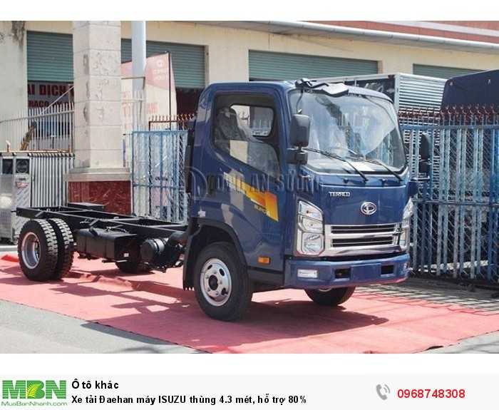 Xe tải Daehan máy ISUZU thùng 4.3 mét, hỗ trợ 80%
